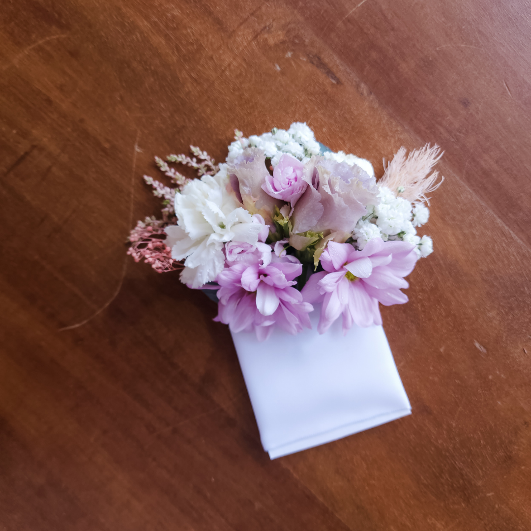 Pocket Boutonniere - Fresh Flowers