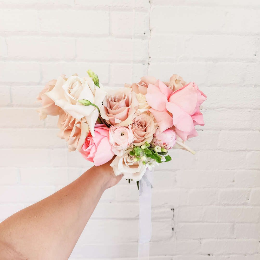 Luxe Rose Bridesmaid Bouquet