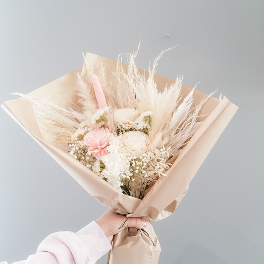 Preserved and Dried Floral Bouquet
