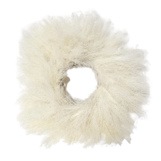 White Pampas Wreath