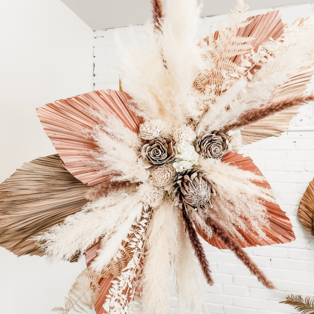 XL floral installtion BOHO inspired