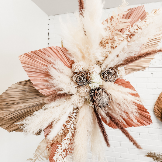 XL floral installtion BOHO inspired