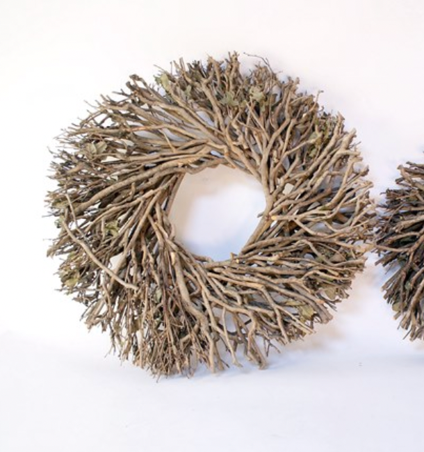 Teatree Wreath 20" Natural Brown