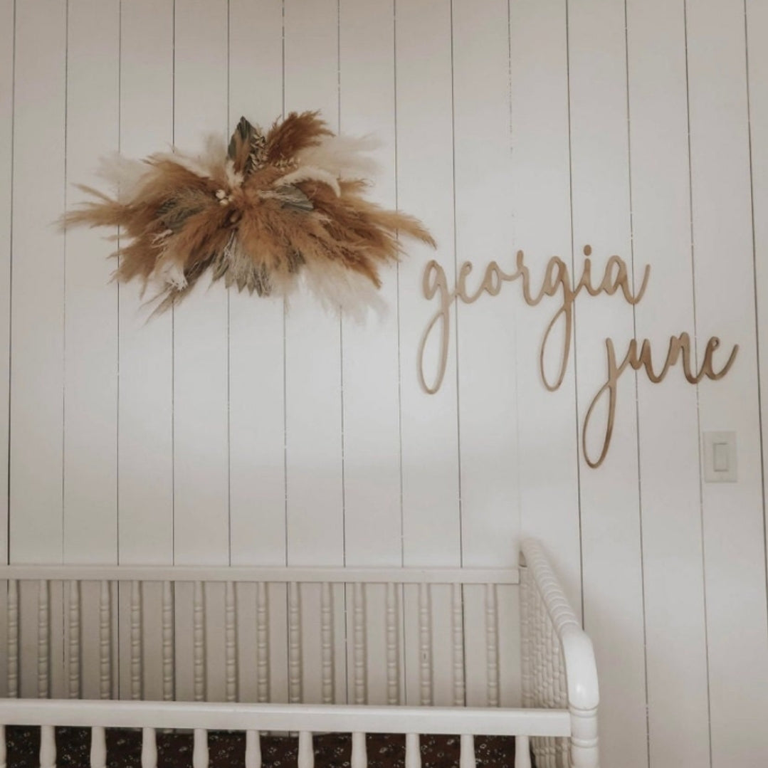 Floral Installation - Boho Neutral