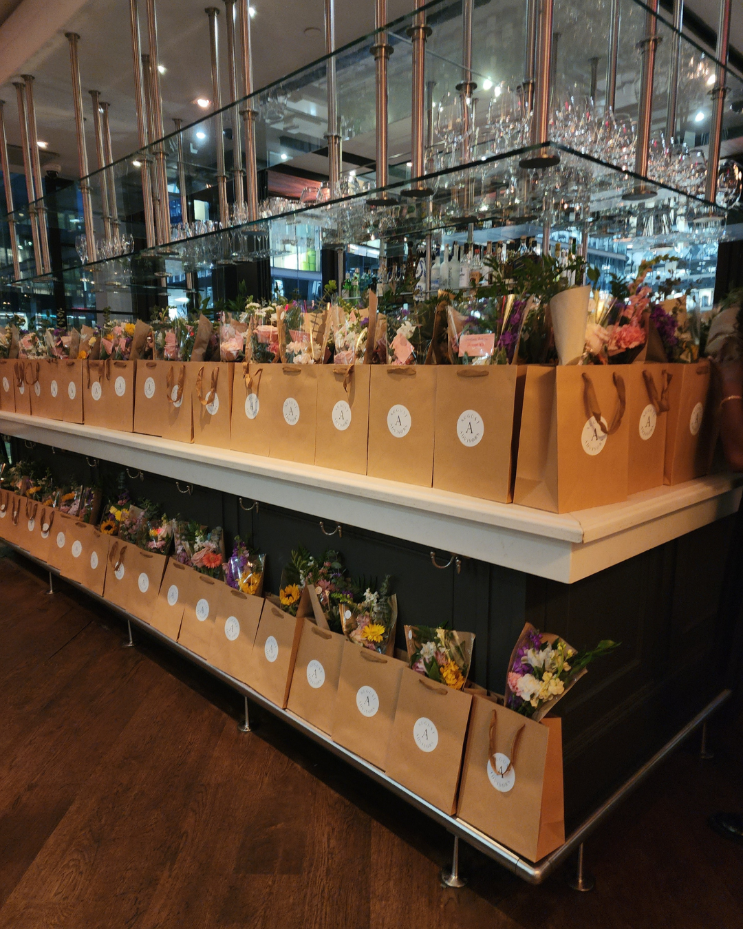 Wrapped Flower Bouquets for Brand Activations, Corporate Events & Retail Gifting