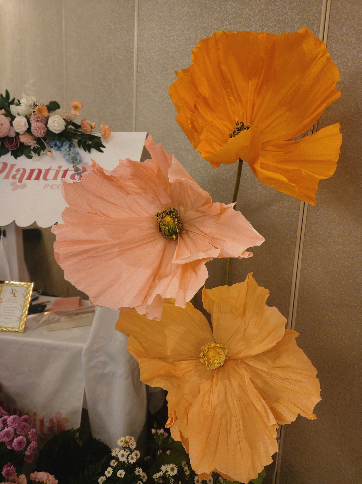 Life Size Flowers - Colourful Poppy!