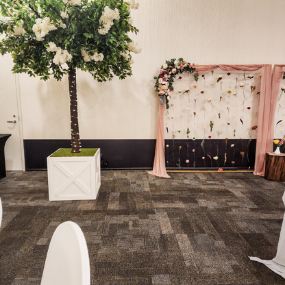 Floating Floral Backdrop Rental