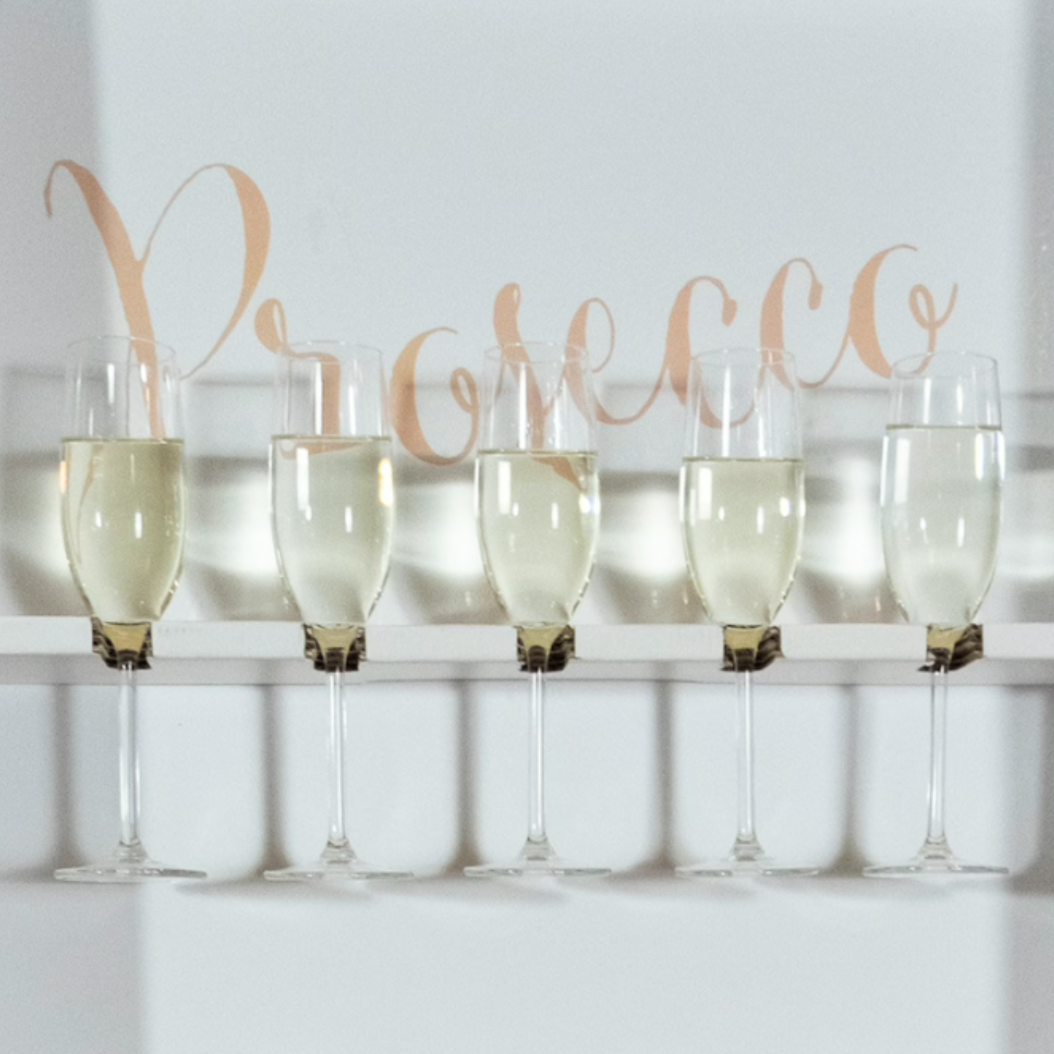 Bubbly Champagne Wall