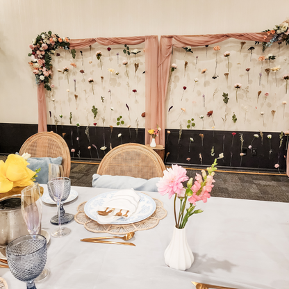 Floating Floral Backdrop Rental