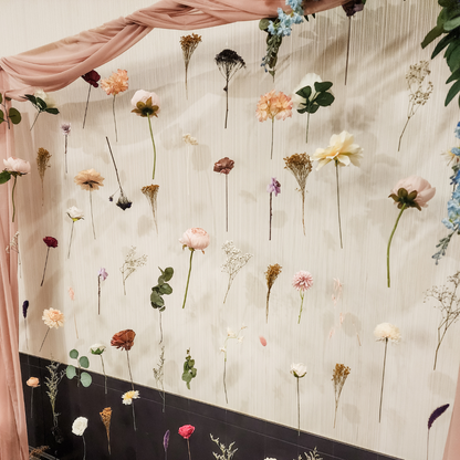 Floating Floral Backdrop Rental