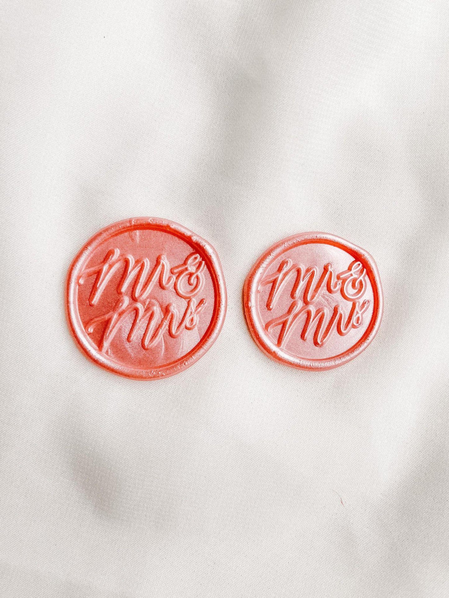 Mr & Mrs wax seals - Set of 9