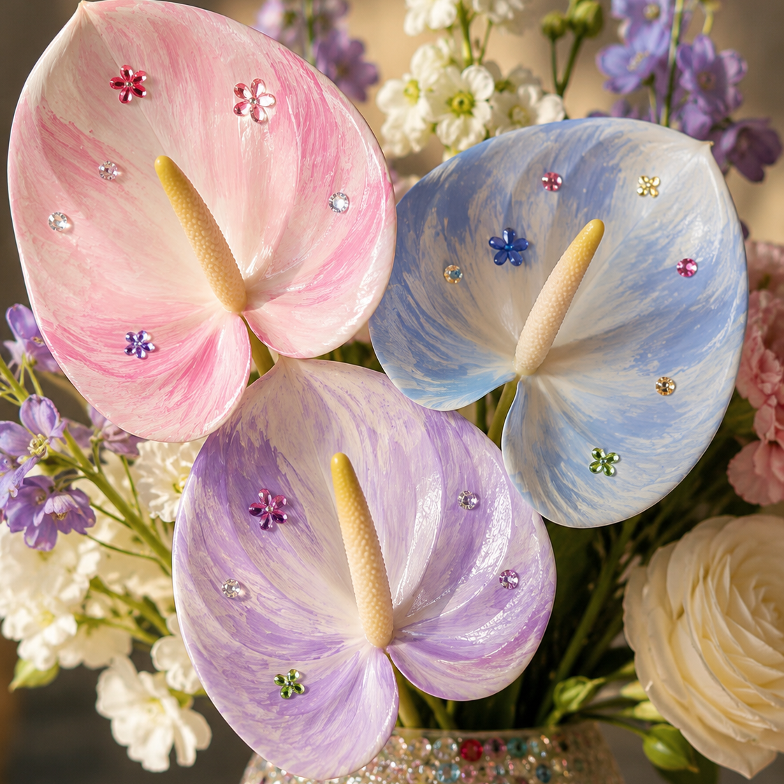 Paint & Petal: Bejeweled Flower Arrangement Workshop