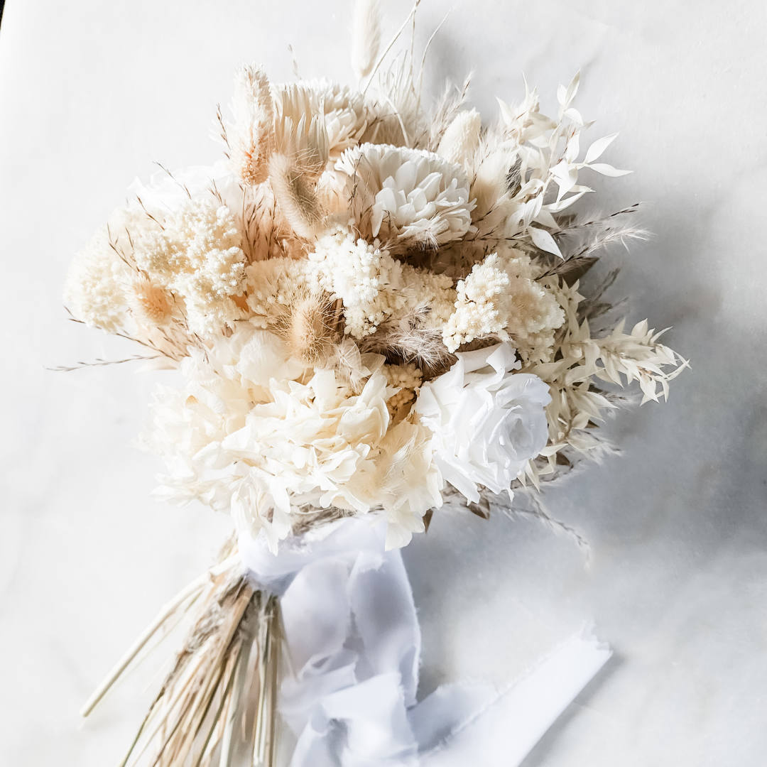 Creamy Beige & Whites Bouquet