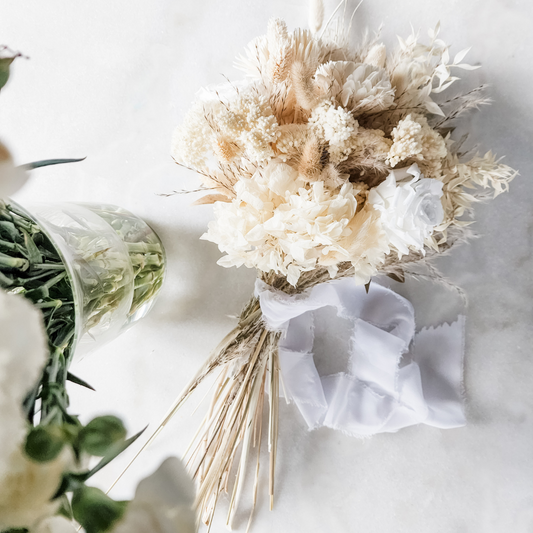 Creamy Beige & Whites Bouquet