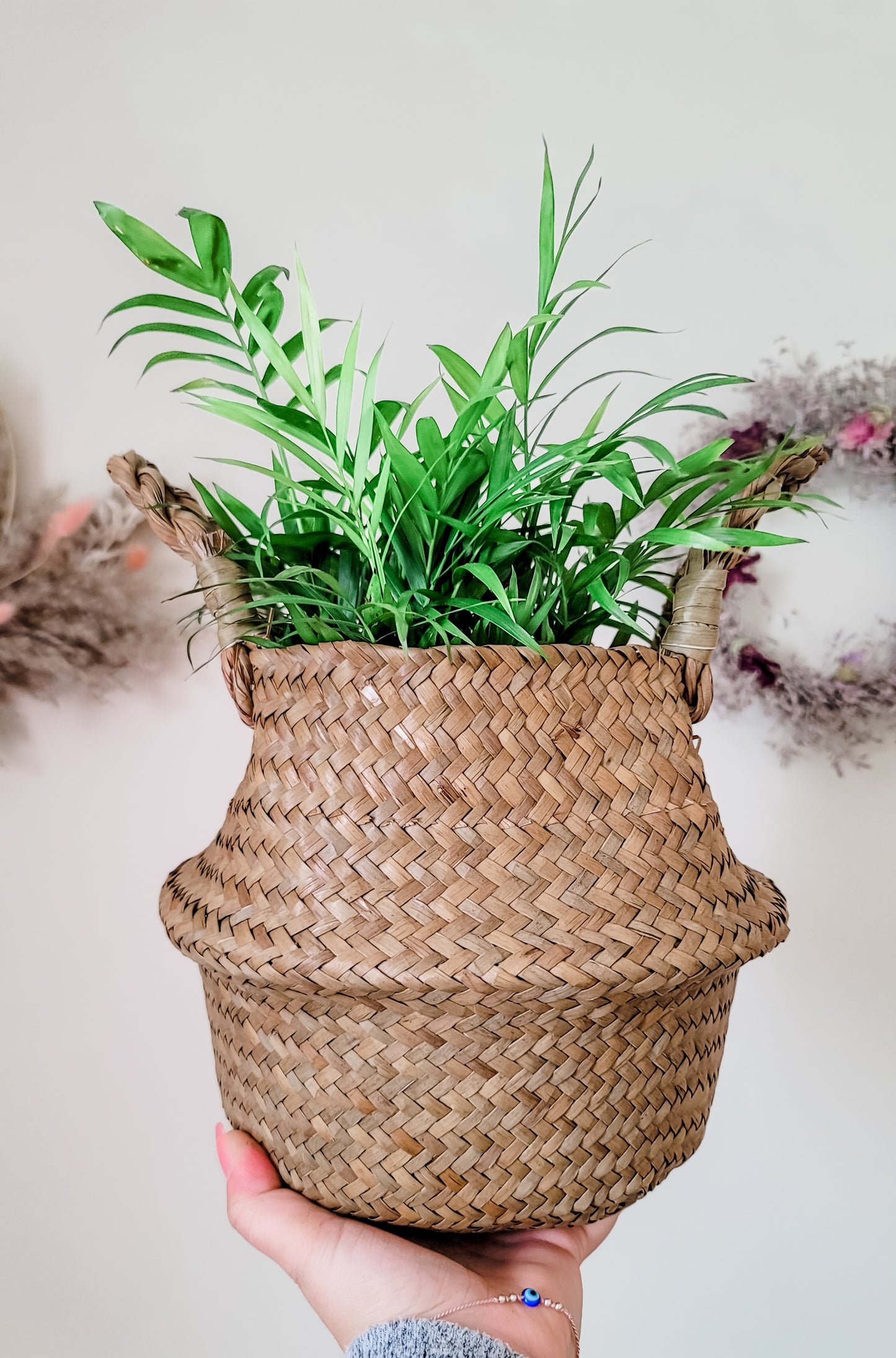 Neanthe In Natural  Basket