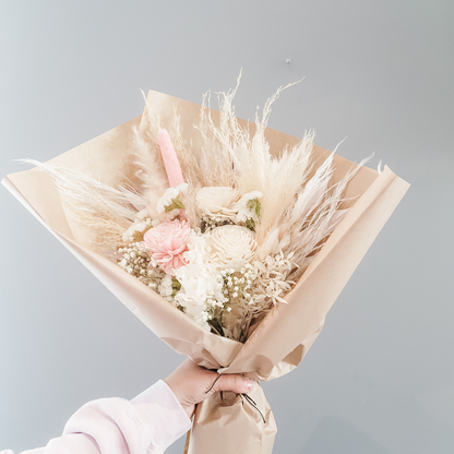 Preserved and Dried Floral Bouquet