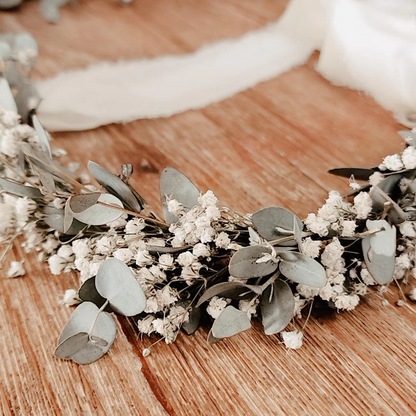 Flower Crown - Eucalyptus & Baby's Breath