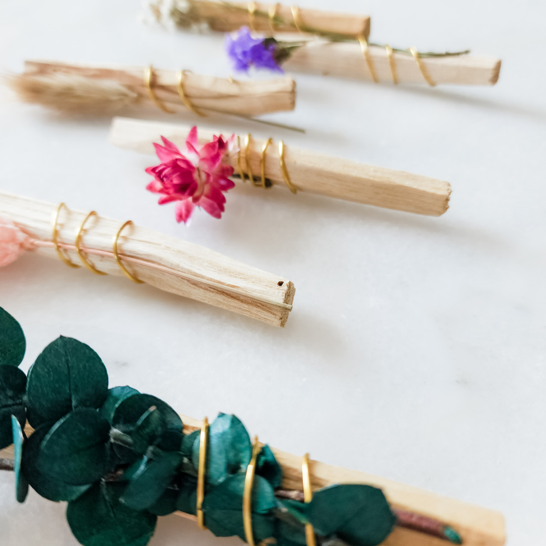 Palo Santo Floral Sticks – Plantita & Co. Bloom Bar & Studio