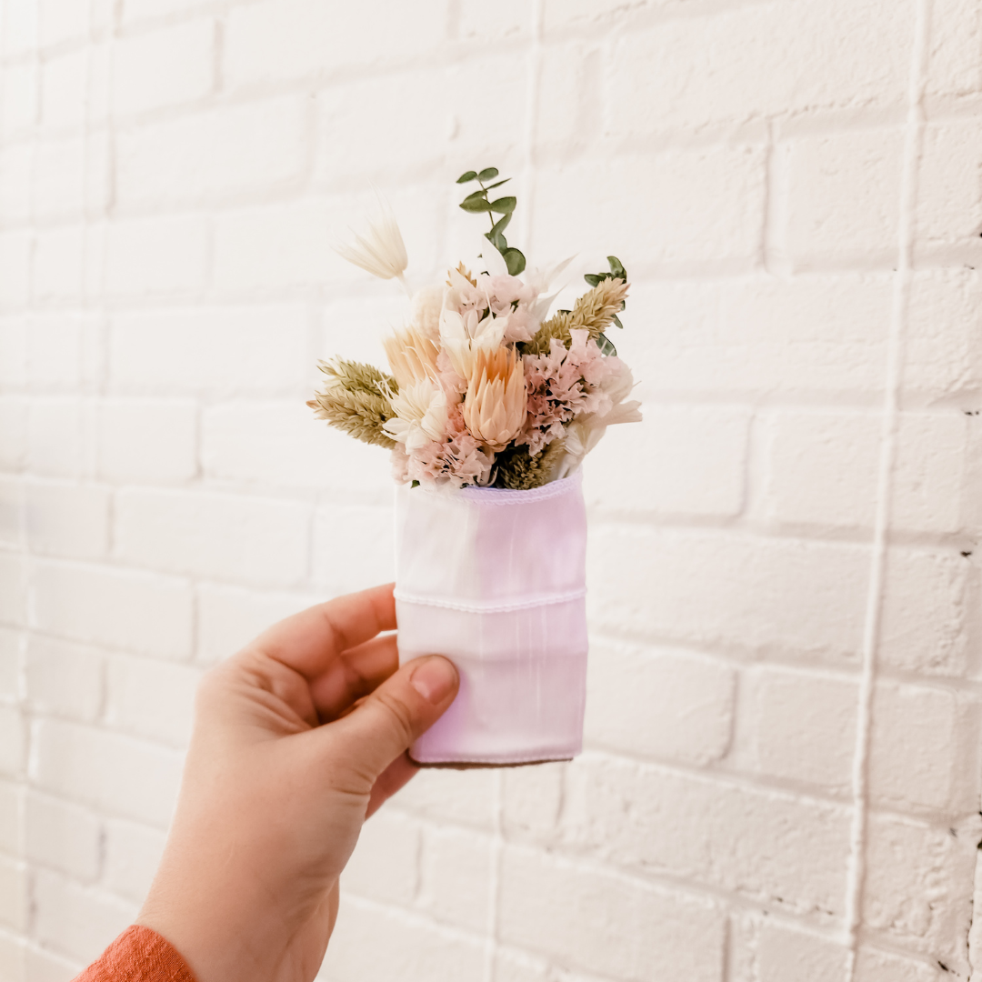 Pocket Boutonniere - Dried Flowers